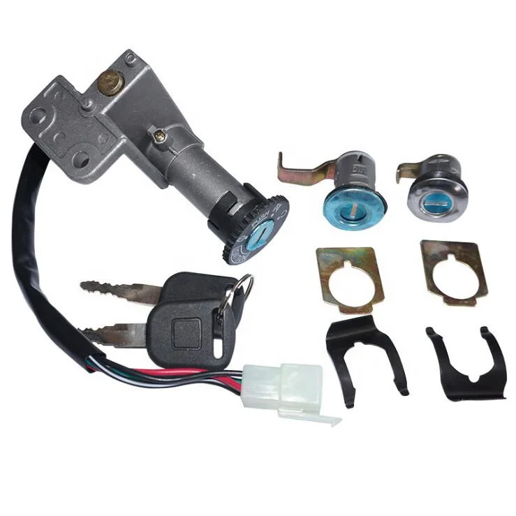 Аксессуары для мотоциклов, скутеров, переключатель зажигания, полный Автомобильный Замок для мопедов 50 125 150 GY6