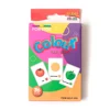 Tarjetas de destello del color de la fruta