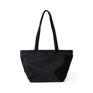 Large Capacity Nylon Material Soft Handbag Shoulder Shopping Tote Bag With Design Shopping Bags Women Shoulder