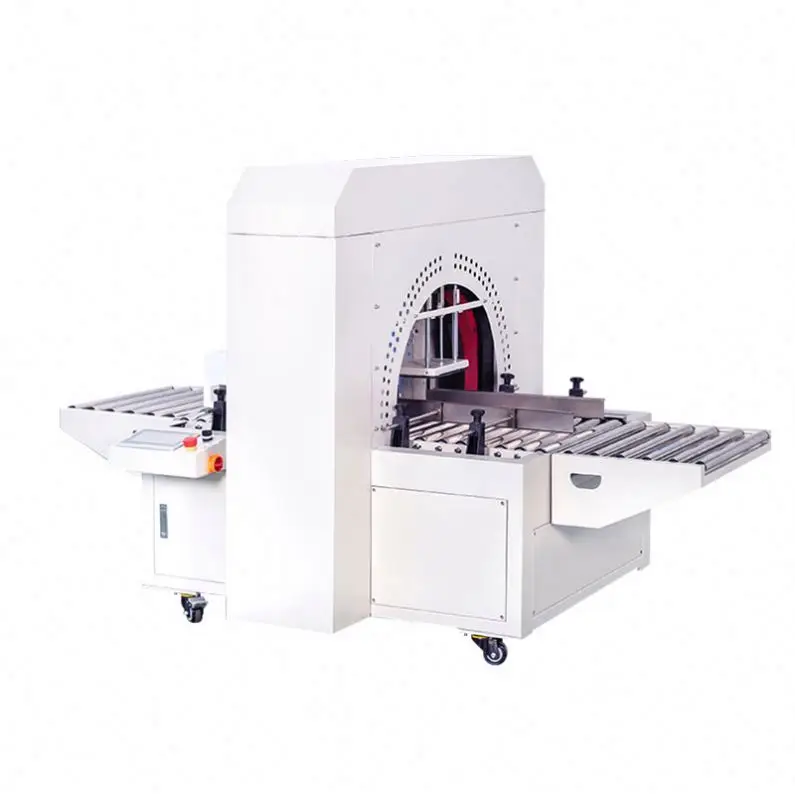 Electric Automatic Tape Wrap Sealer with PLC Control for Fresh Fruit Insulated Foam Box Carton Sealing in Food Beverage Industry