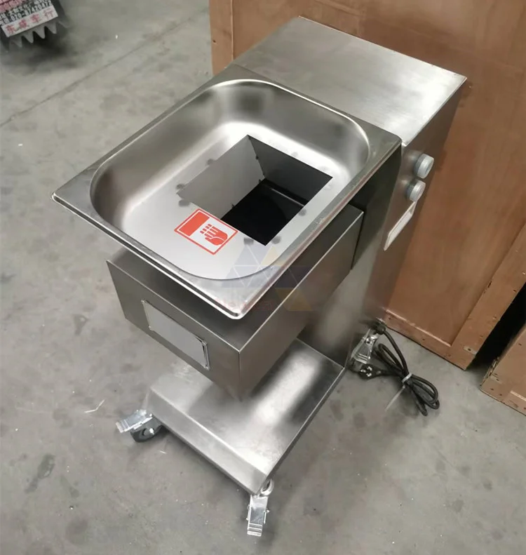 Latest Design 750w Fresh Chicken Breast Cube Dicer Machine Slicing Meat