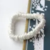 ivory silk scrunchies