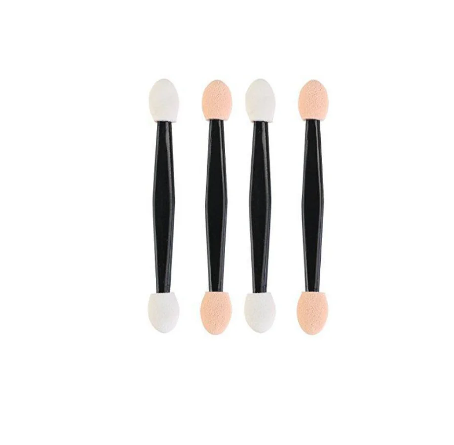 6.5/7.5cm double-head Eyeshadow Stick Latex Sponge Head Plastic Handle Small Eyeshadow Wand Brush Fine Eye Makeup artist Tools