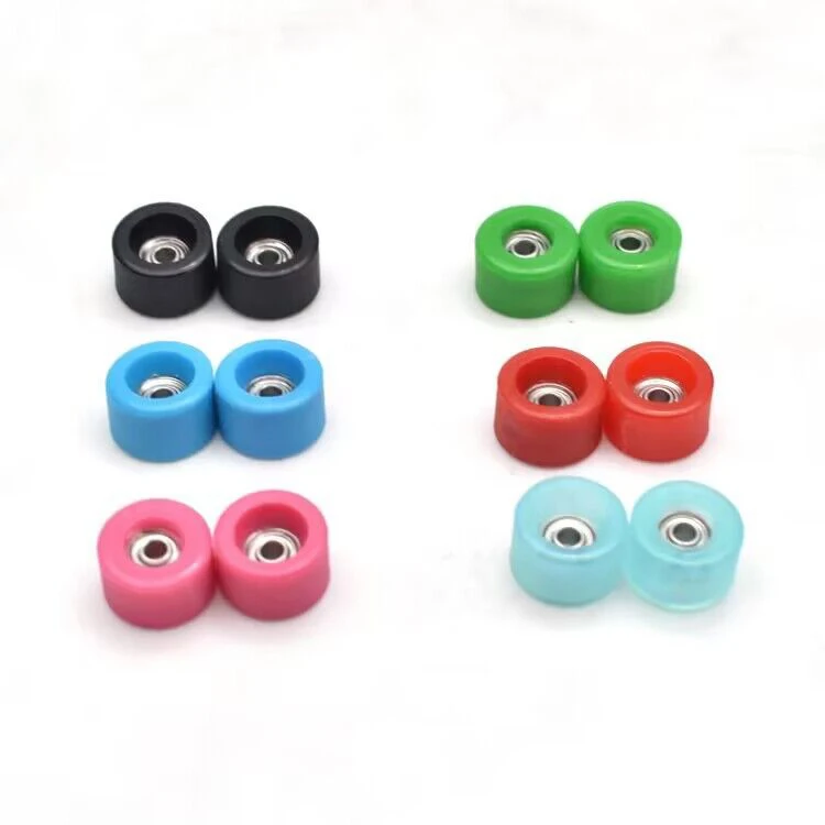 New Pu Finger Skateboard Wheels Fingerboard Wheels Urethane With 68d