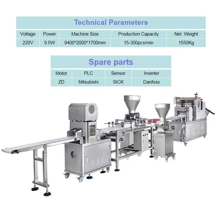 Автоматическая машина для производства замороженного хлеба с управлением PLC багета оборудование