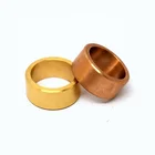 JIYAN OEM Customized Size Metal Machinery Parts CNC Machined Copper Brass Spacer Sleeve