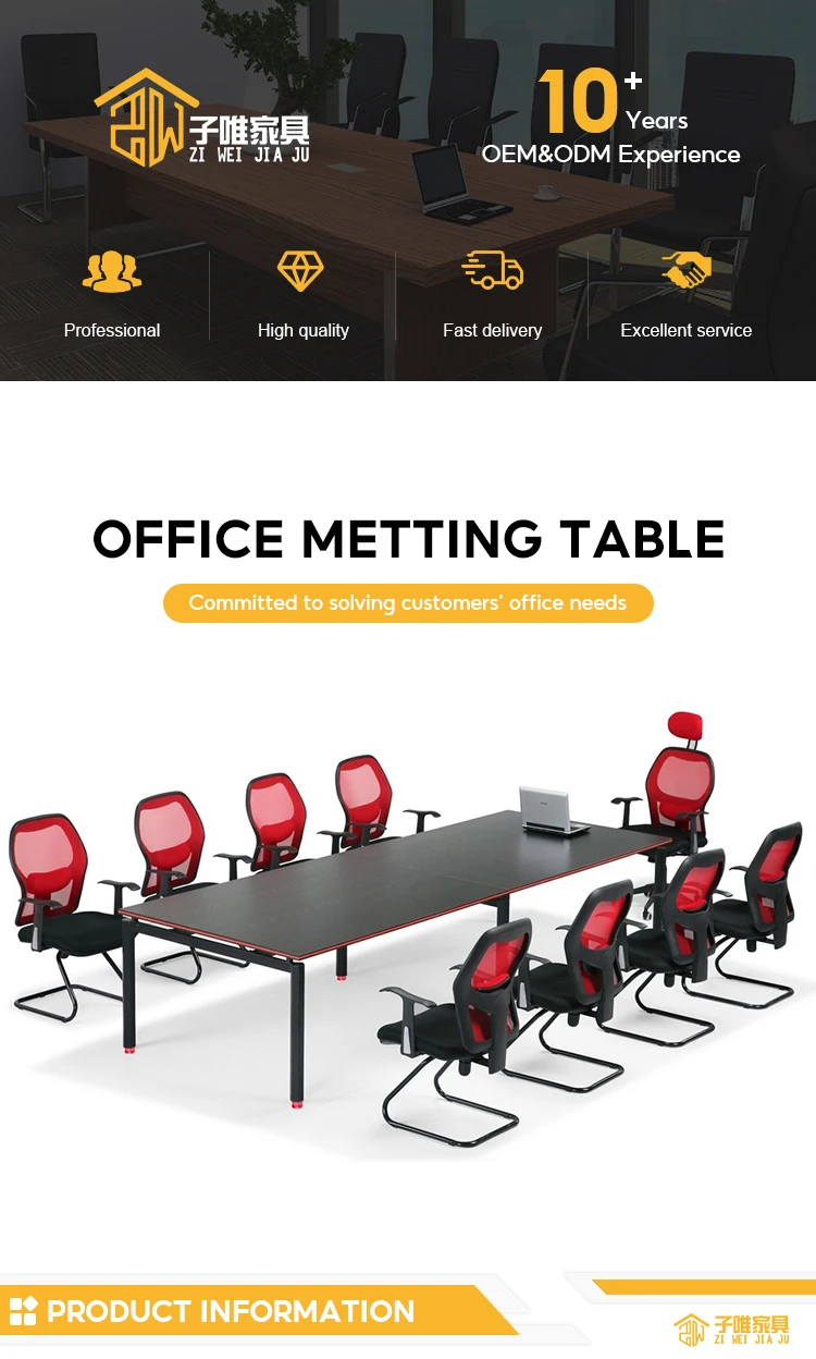 Modern Office Conference Table Meeting Mfc Table 8 Seater Luxury Office