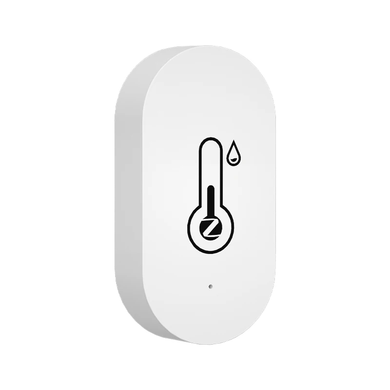 LEDEAST ZTH02 Tuya Wireless Zigbee Indoor Mini Smart Temperature and Humidity Sensor with Mobile App Remote Controlled