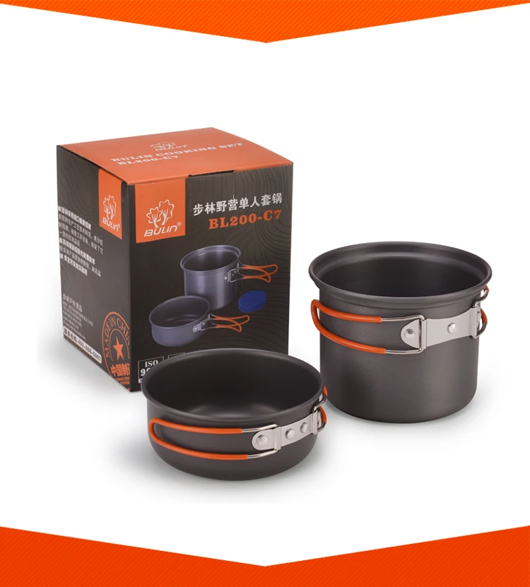Bulin Bl200c7 Camping Cookware Set And Camping Cookware Pot For