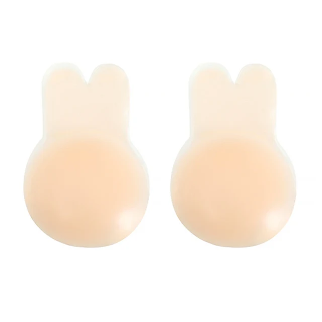 Fat Rabbit Silicone Pasties Ultra Thin Reusable Silicone Nipple Cover Breast Intimates Accessories For Women