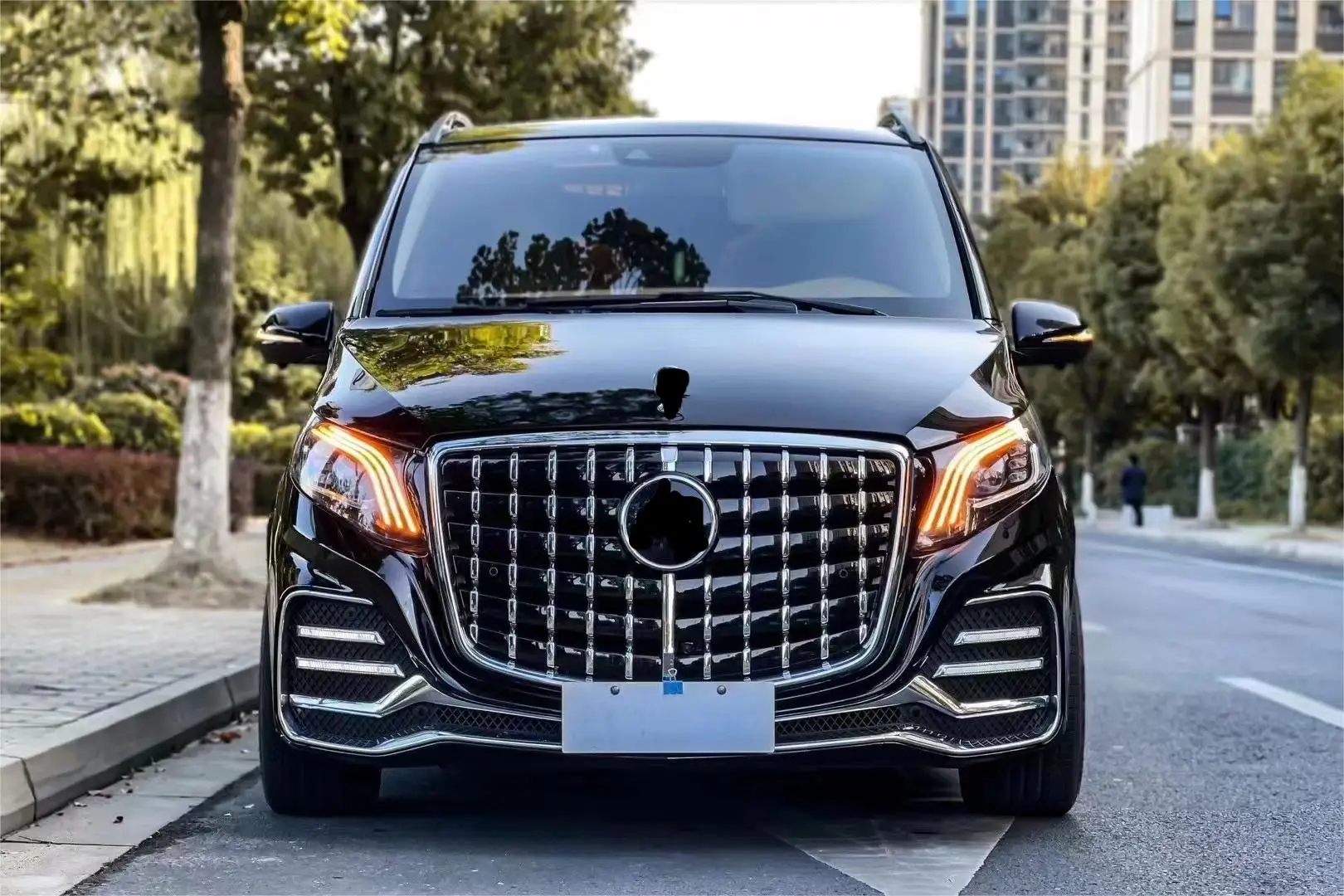 Vip Vito Mercedes Car Accessories Interior Decoration Led Headlights ...