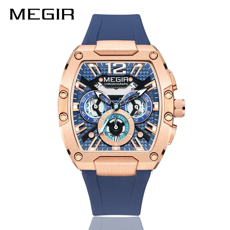 Custom Quartz Watches Luxury Men's Wristwatch MEGIR 8112