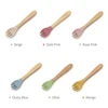 wooden baby fork