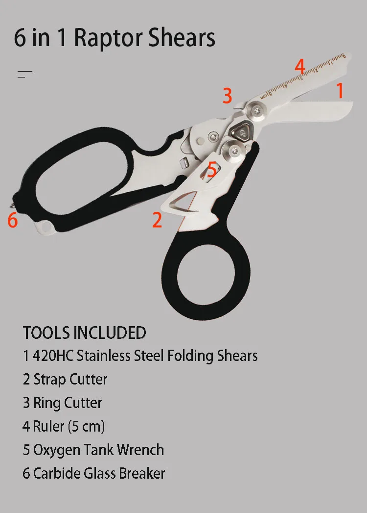 Folding Traum Shears Raptor Scissors Raptor Rescue In Stock Buy