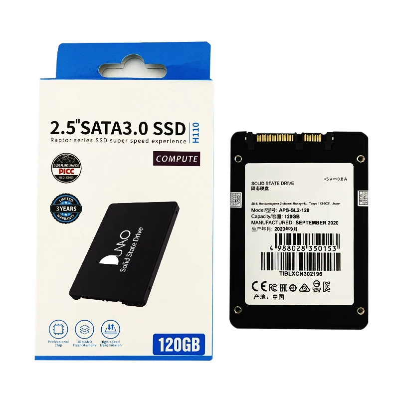 2022 Новый внутренний SSD завод OEM логотип 128gb/256gb/512gb/1