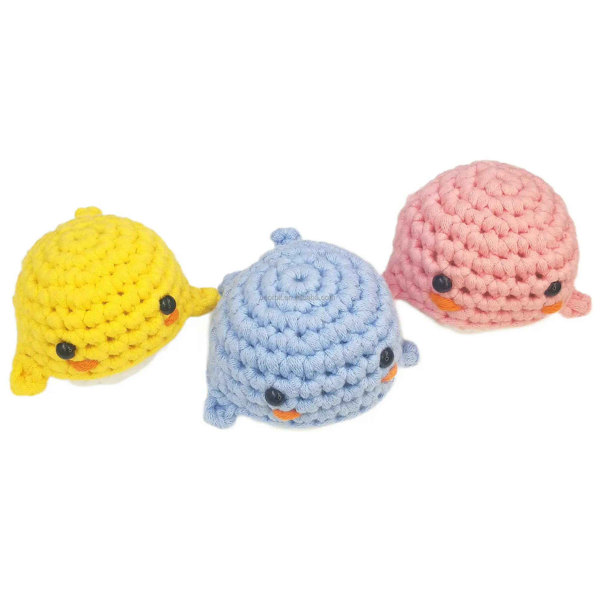 3 Pcs Beginner Crochet Kit Whales Crochet Kit For Beginners Kids