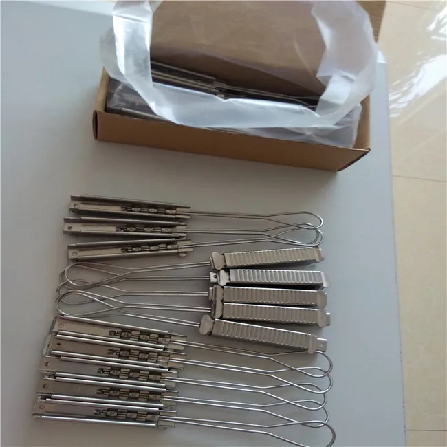 201不锈钢楔形ftth下降电线电缆夹 - buy wire rope clamp,drop cable
