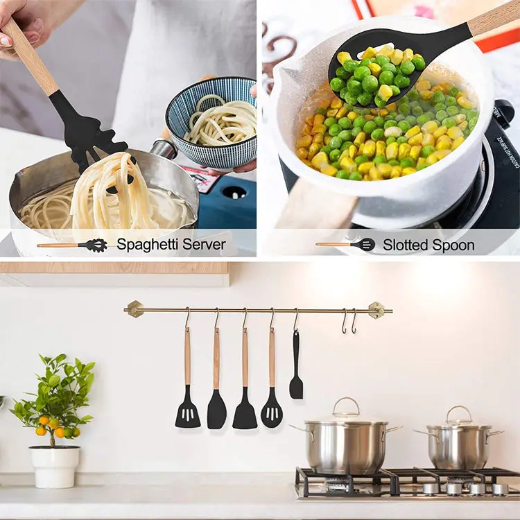 11 Pieces In 1 Set Silicone Home Kitchen Accessories Cooking Tools