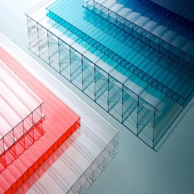 8mm Polycarbonate Ceiling and Wall Cladding Sheet/greenhouse Polycarbonate clear Board/Pc Plastic Honeycomb Sandwich Panels