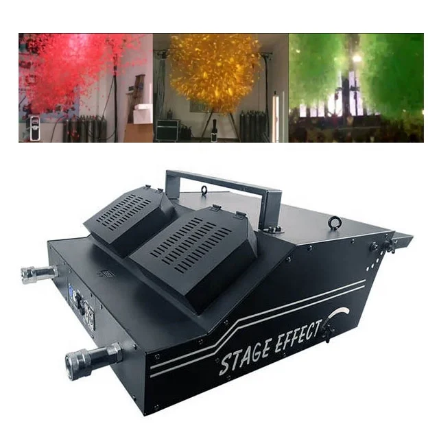 Dmx Paper Confetti Cannon Machine Confetti Blower Machine Electric Confetti Machine for Party Decoration DJ Wedding Decoration