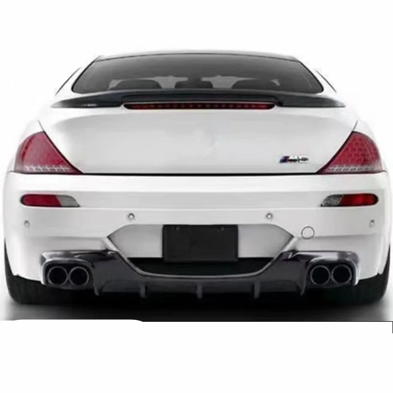 Factory Car M6 E63 E64 Carbon Fiber Diffuser v Style Car Rear Bumper Splitter Diffuser Lip for BMW M6 E63 E64 Auto Body Kits