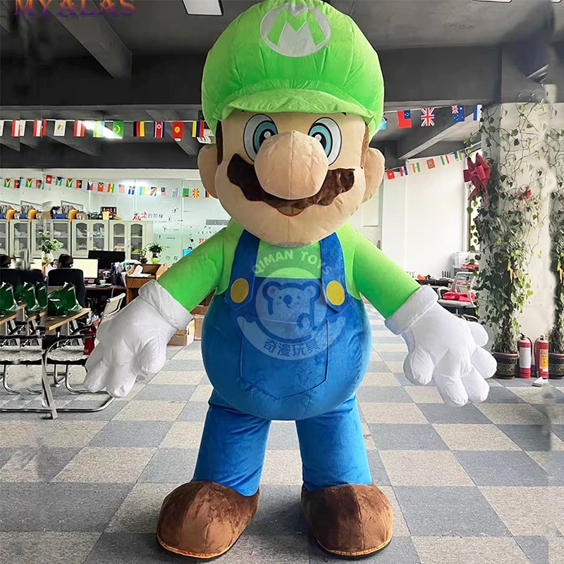 Costume Fox Luigi High Quality Size 2m 3m Custom Inflatable Mario