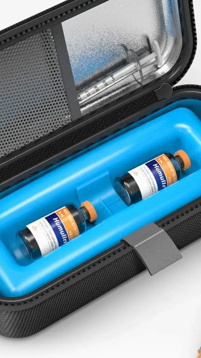 Customized Eva Personalized Medical Cooler Insulin Vial Carrying Travel Case Insulin Carry
