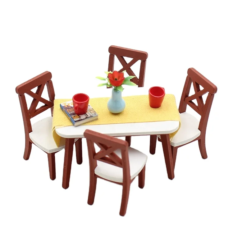 Kit Di Costruzione Mini Casa Delle Bambole In Legno