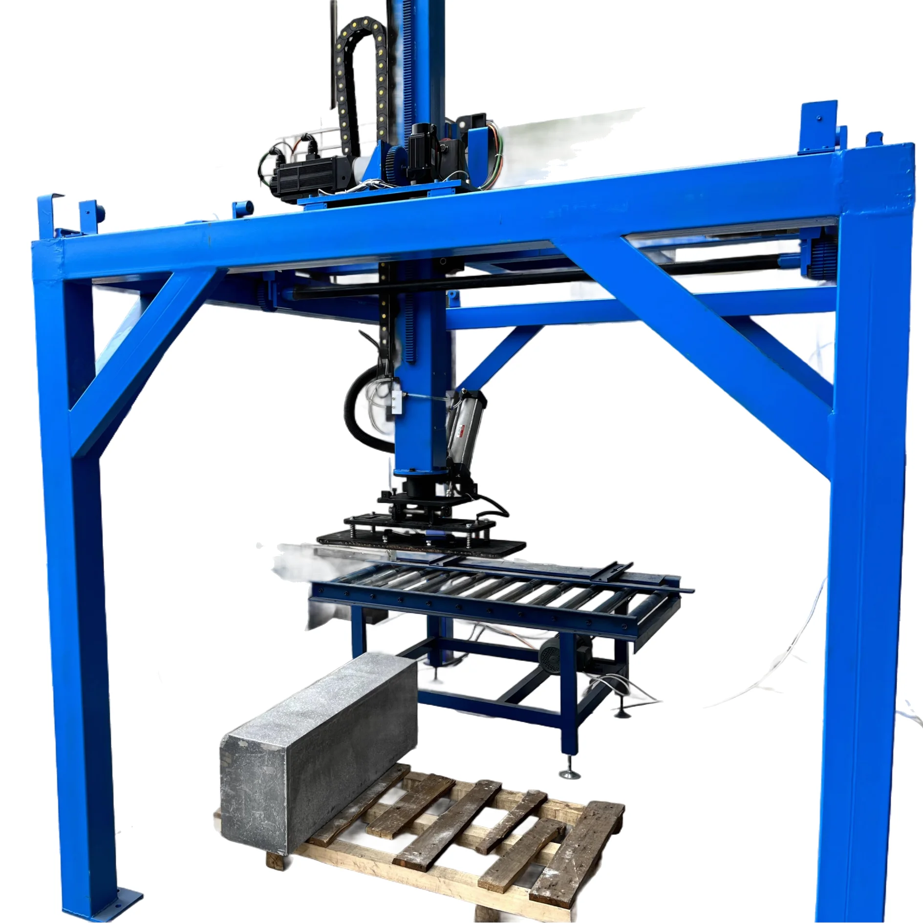 Customized Clay Kerbstone Stacker Loading Machine Hydraulic Pressure Brick Brick Stacker with Core Motor Component