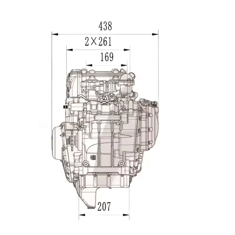 CQJB ZS650CC/ZS282MT Motorcycle Engine Assembly - High Quality