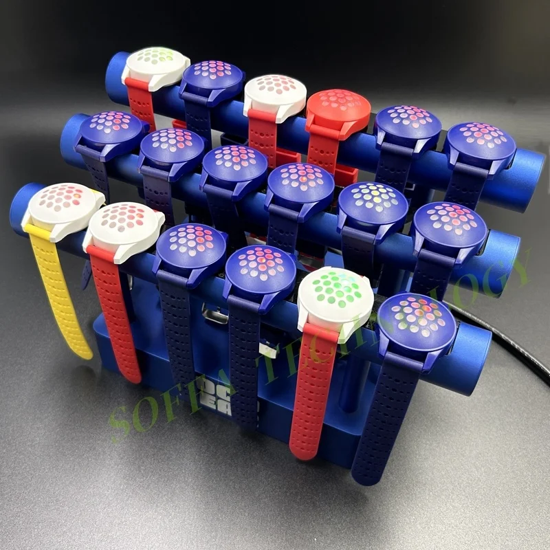 Programmable Timer Wristband Countdown Timer Swimming Pool Waterproof Silicone Wrist Band Activate Led Timer Paid Wristbands