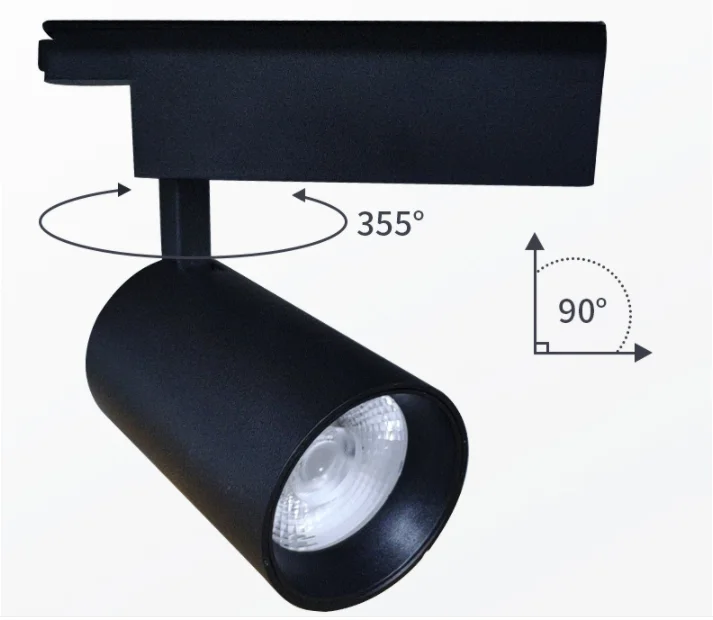 led track light clothing store spotlight led track light highlight 30W spotlight cob shop track spotlight