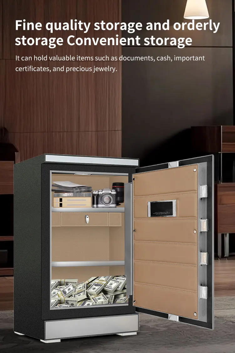 CEQSAFE Hot Selling TUYA APP WIFI Anti-theft Storage Cabinet Password Fingerprint Lock Safe Deposit Box supplier