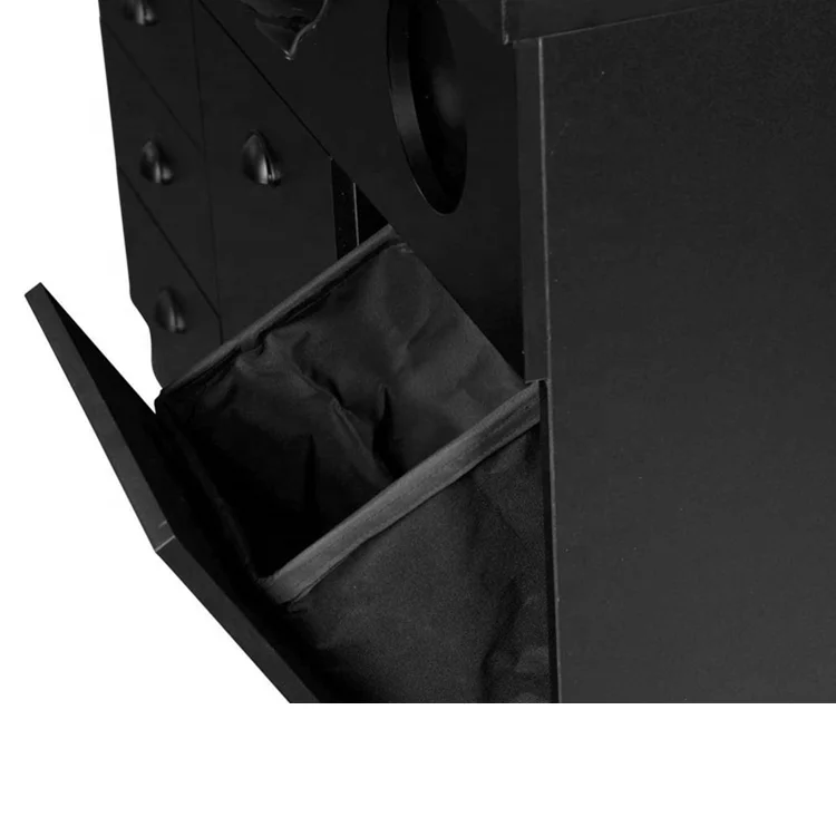 Hair Salon Furniture Set Barber Wooden Mirror Station Cabinet with Shampoo  Backwash Bowl