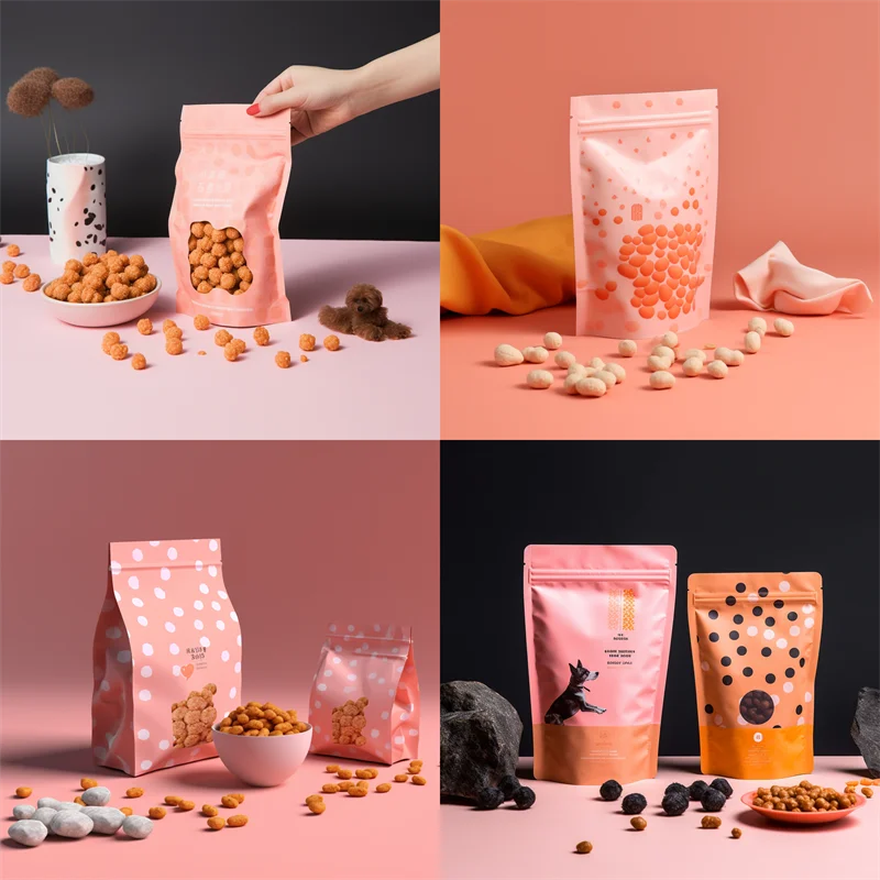 Custom logo Biodegradable Recycled Stand up Pouches Dry Food Packaging Herbs and Spices 3g 7g 14g Zip Lock Mylar Bag