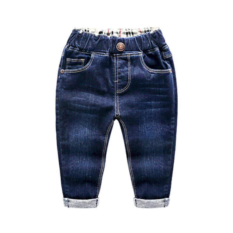 Лидер продаж 2020, джинсы для маленьких мальчиков на весну и осень, хлопковые джинсовые брюки для маленьких мальчиков