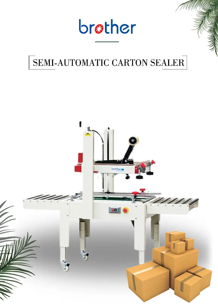 Fxj6050 Brother Carton Sealer With Tape Carton Sealing Machine Buy