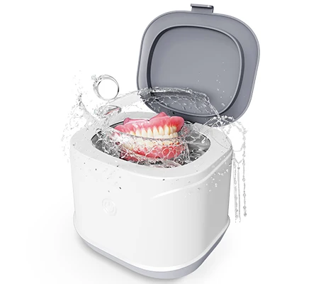 Home & Travel Smart Electric Ultrasonic Jewelry Washer Portable Automatic Glasses Cleaner Household Dental Pod