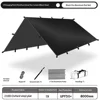 Ensemble de poteaux en aluminium 210D Oxford noir 2 m 19 mm