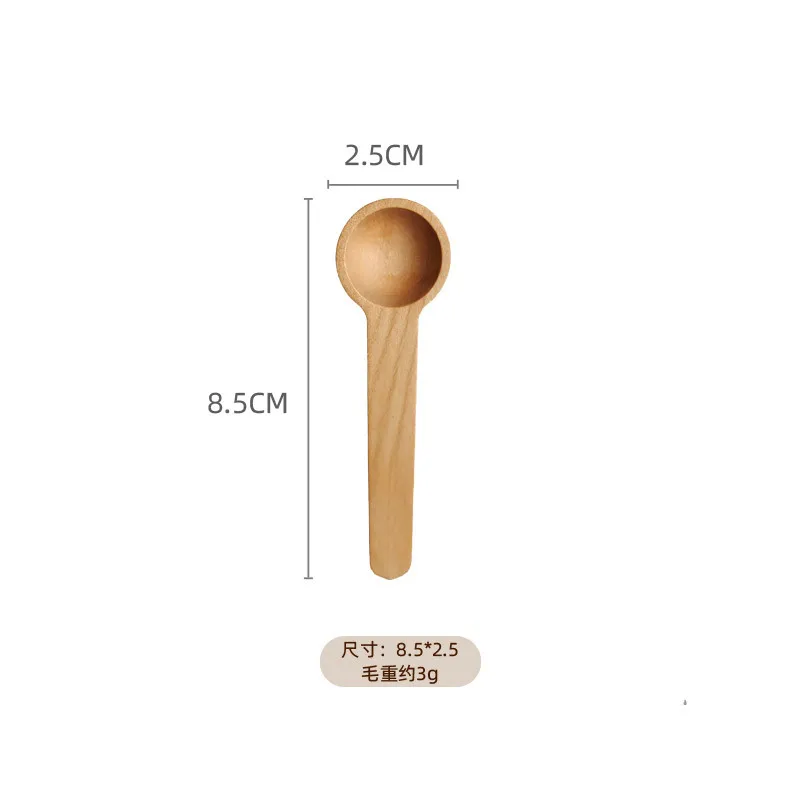 Mini Tasting Spoons Condiments Salt Scoop Kitchen Cooking Seasoning Oil Coffee Tea Sugar Mini Nature Small Wooden Spoons