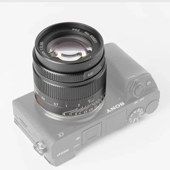 7Artisans MF 35mm F0.95 Manual Focus Standard Prime Camera Lens for E/FX/EOS-M/Z/M43-Mount Fuji X-A1 X-A10 X-A2 X-A3 X-M1 XM2 detail image