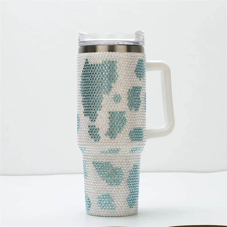 40Oz (1180 Ml) Mug Isotherme Avec Poignée, Tasse À Café Acier Inoxydable, Tasse Isotherme Voyage