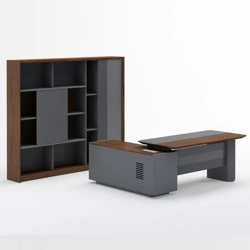 Модная офисная мебель, стол руководителя, стол L-образной формы
