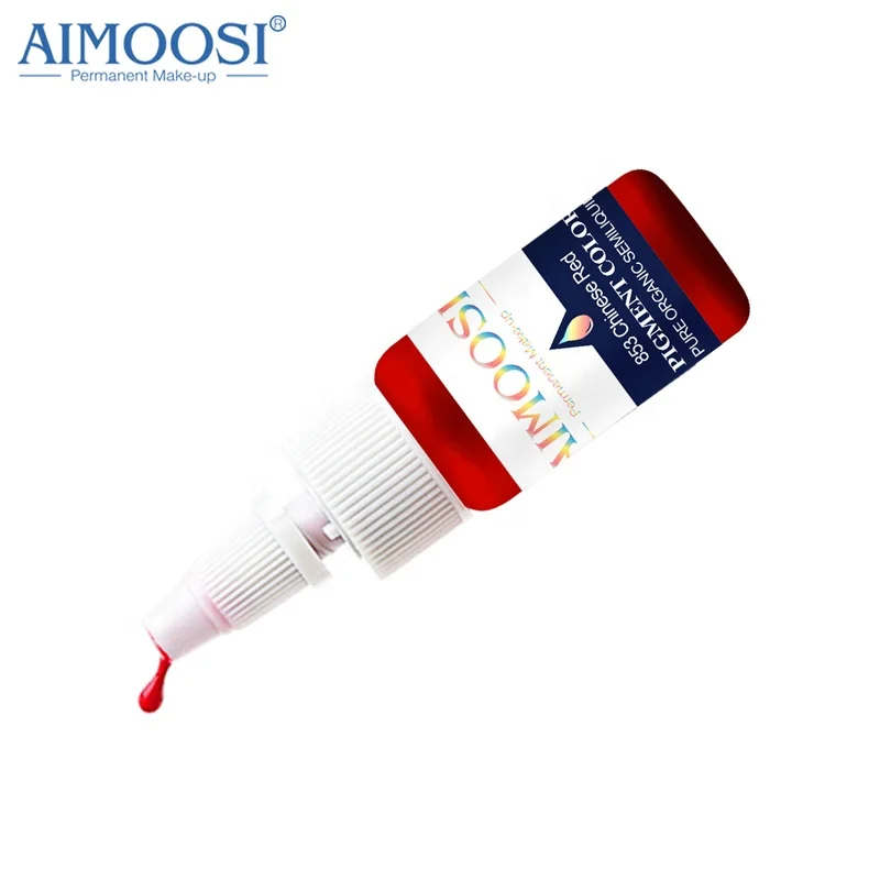 Пигмент Aimoosi для перманентного макияжа, 35 цветов, микроблейдинг, чернила для бровей, губ, подводка для глаз