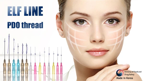 ELF LINE high quality pdo thread lift korea face lifting aptos thread lift META pdo