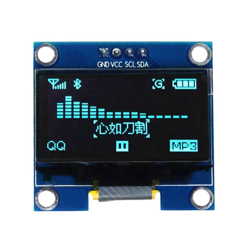 Mini 1.3 Inch OLED Display Module 128*64 IIC Interface OLED Screen SH1106 White/Blue Light 4 PIN 1.3 Inch OLED Display Module