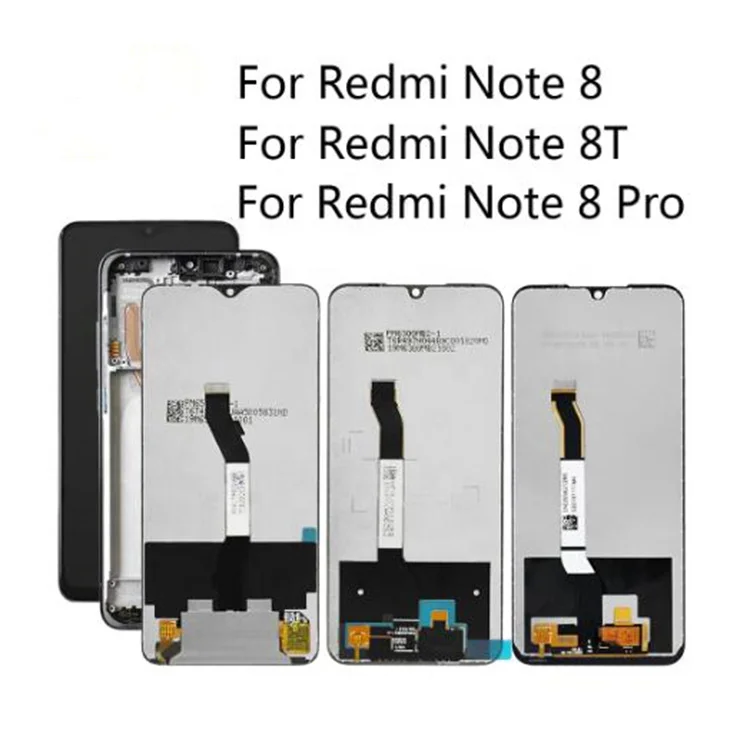 For Xiaomi Redmi Note 8 Pro Lcd Display Touch Panel Screen Digitizer with Frame Assembly