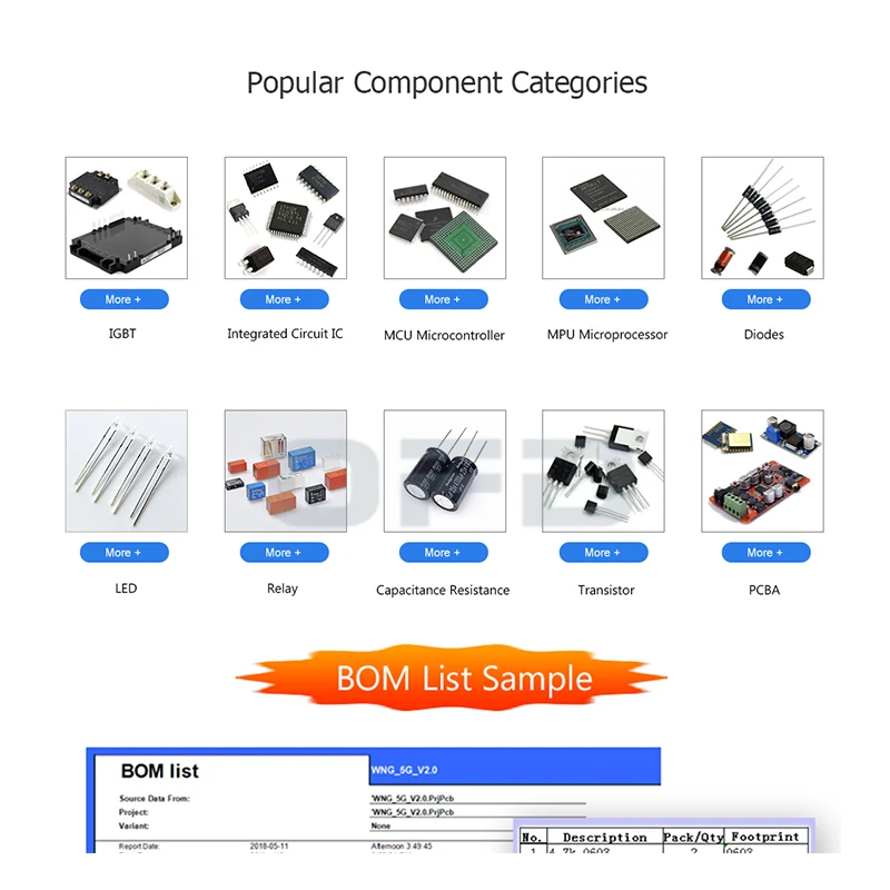 1N5408 Rectifier Diode Original Integrated Circuit Electronic Components Standard 1000V 3A Through Hole DO-27 Diode 1N5408