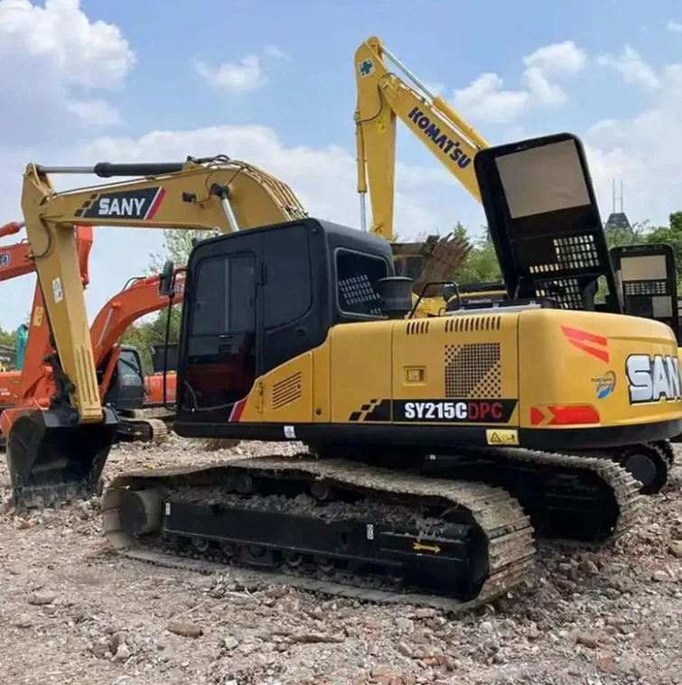 Used High Quality Sy215c Cheap Price 20 Ton Digger Machinery Crawler Excavator