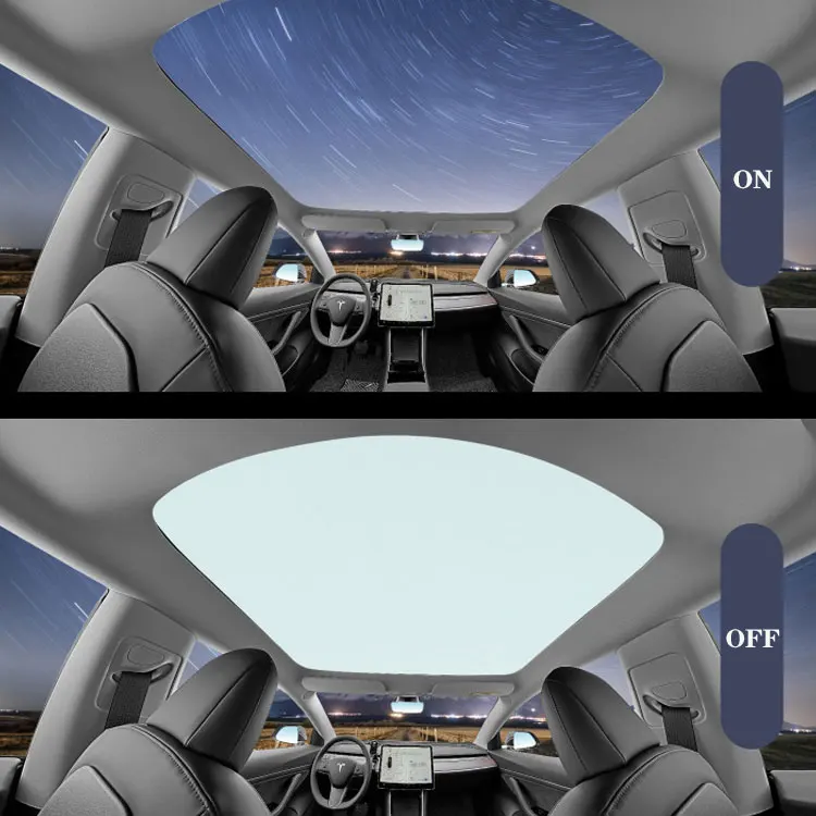 Factory Custom Electrochromic Switchable Pdlc Smart Glass Tint Film Car